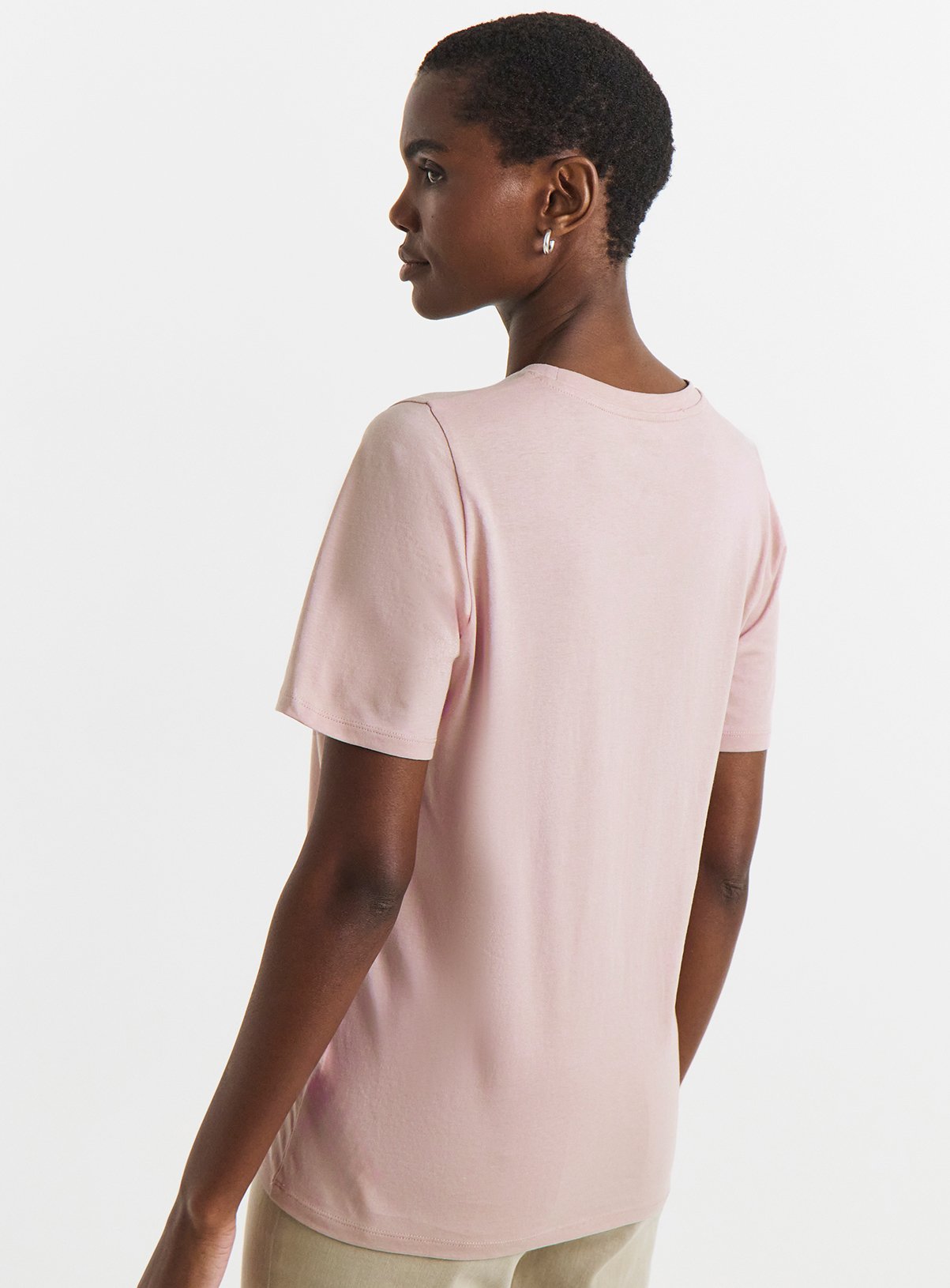 JD WILLIAMS 3 Pack Crew Neck Short Sleeve T-Shirts Neutrals 16 - Image 2 thumbnail
